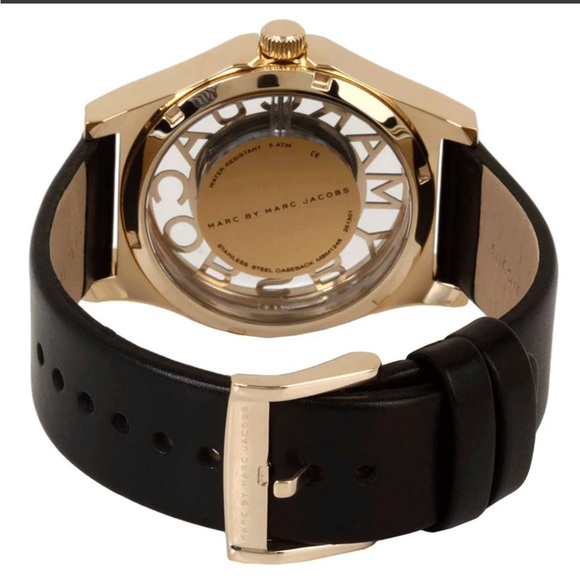 Marc By Marc Jacobs Henry Skeleton Black Dial MBM1246 Womens Watch - Picture 6 of 16